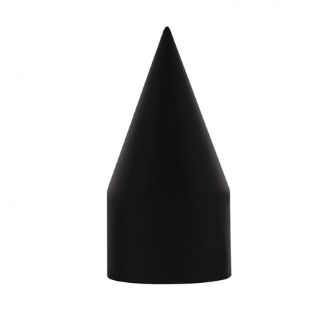 33 mm x 4 1/8" Black Spike Nut Cover - Thread On