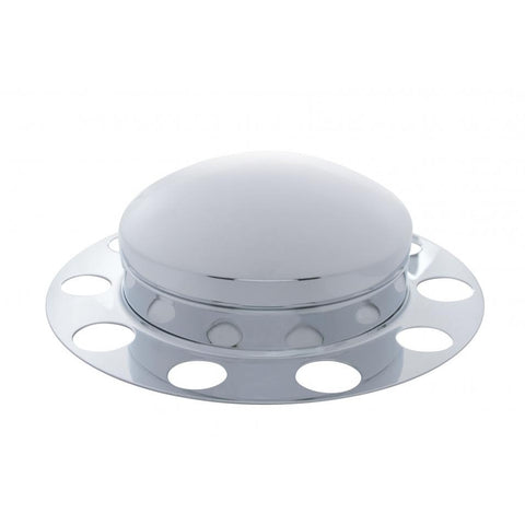Dome Front Axle Cover 3 Piece Kit - Steel Wheel