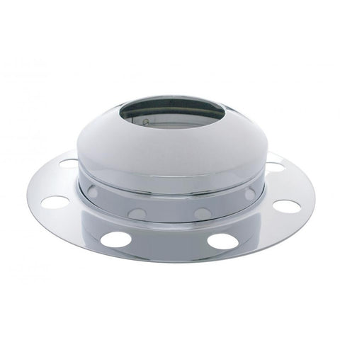 Hubdometer Front Axle Cover 3 Piece Kit - Steel/Aluminum Wheel