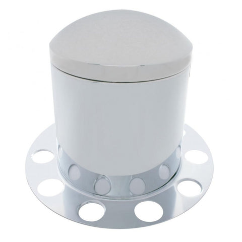 Dome Rear Axle Cover 3 Piece Kit - Aluminum Wheel