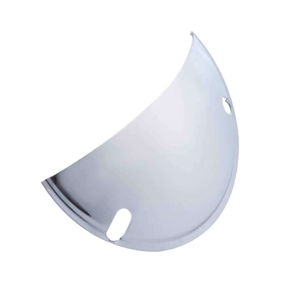 Round Chrome Headlight Shield 5 3/4"
