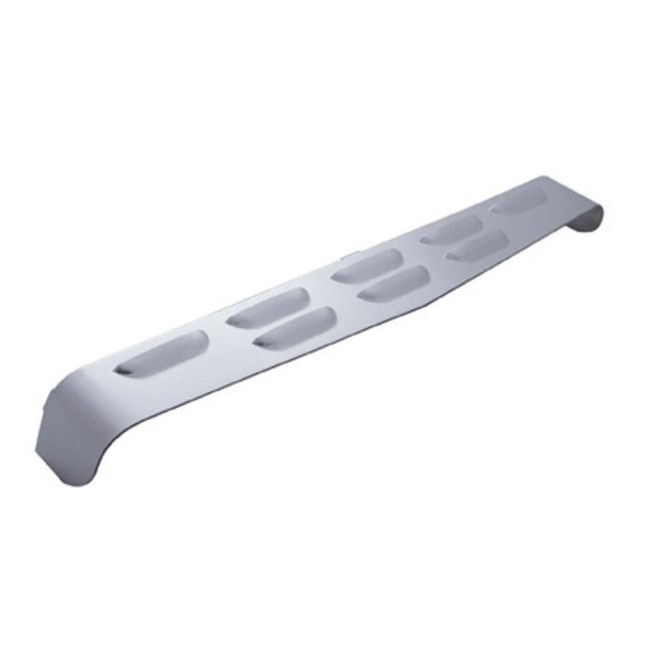 Rectangular Stainless Headlight Visor 14 3/4"
