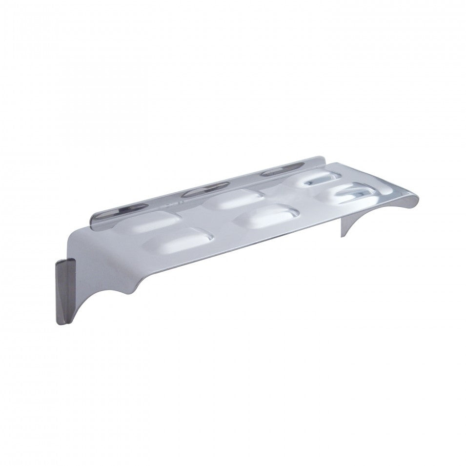 Rectangular Curved Headlight Visor - Louver 6" x 4"