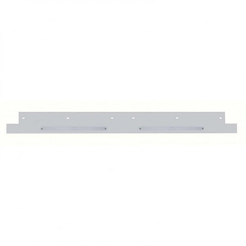 Kenworth Lower Grill Trim w/ LED Light Bar - Amber LED/Chrome Lens