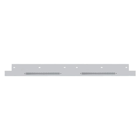 Kenworth Lower Grill Trim w/ LED Reflector Light Bar - Amber LED/Clear Lens