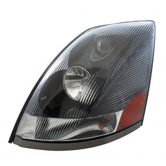 Volvo VN Headlight Black - 2004 and Newer - Driver