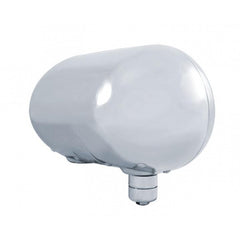 Peterbilt 359 Stainless Style Dual Headlight w/ Crystal Halogen H4 Bulb - Passenger