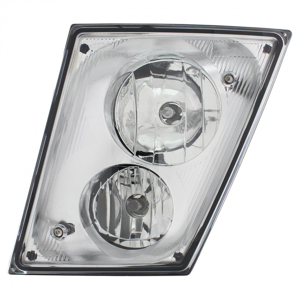 Volvo VN/VNL Fog/Driving Light Assembly Chrome 2004+ - Driver