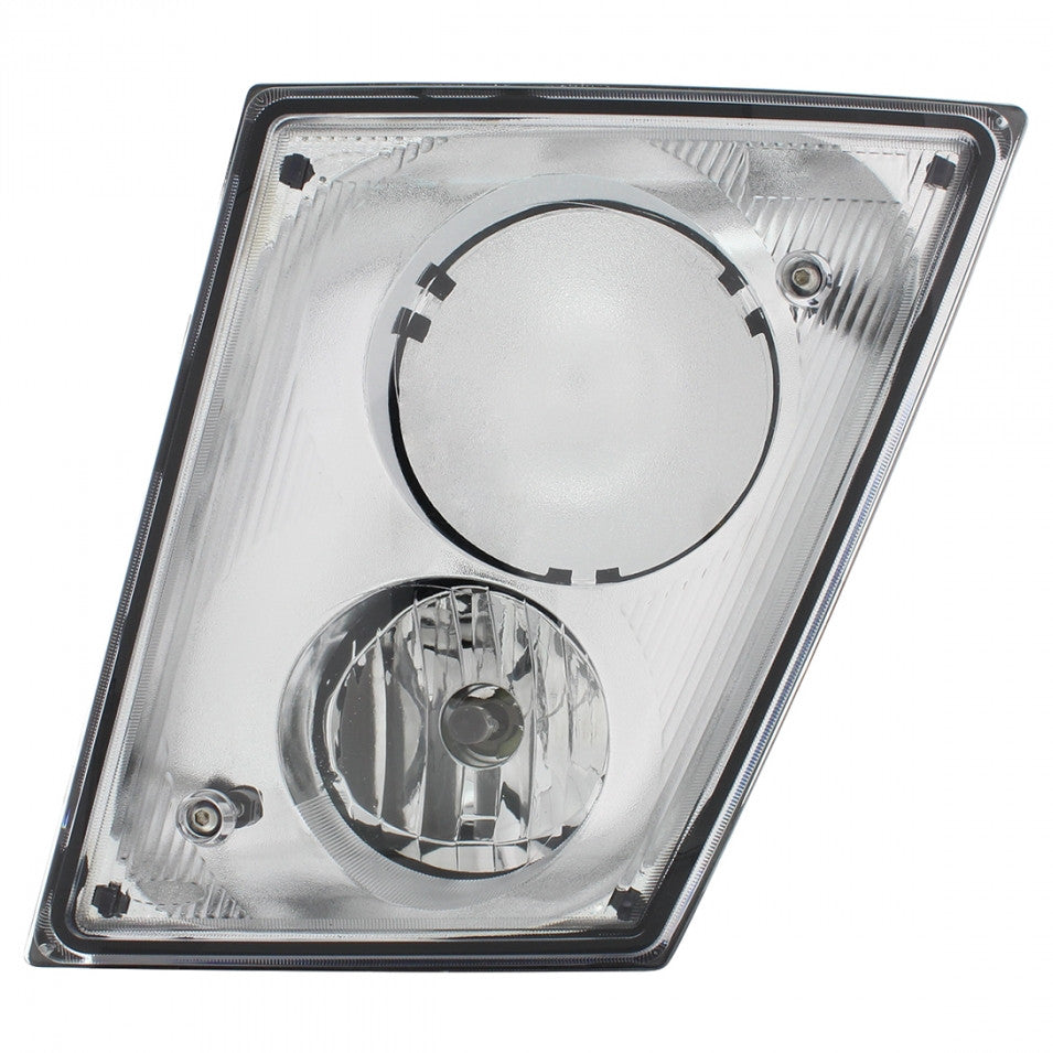 Volvo VN/VNL Fog Light Assembly Chrome 2004+ - Driver
