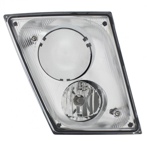 Volvo VN/VNL Fog Light Assembly Chrome 2004+ - Passenger